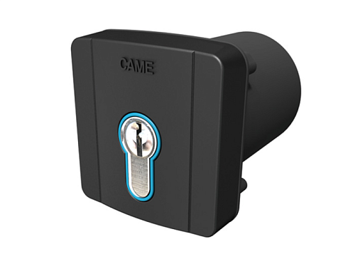 Купить Встраиваемый ключ-выключатель CAME SELD2FDG с цилиндром замка DIN и синей подсветко с доставкой и установкой в Армянске