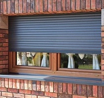 Роллеты Алютех серии Security с алюминиевым экструдированным профилем AER44m/S для окон и дверей
