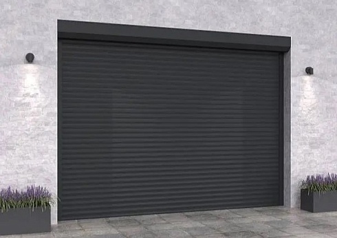 Рулонные ворота для гаража Алютех Trend с алюминиевым профилем PD/77 и высокой защитой от взлома с доставкой в Армянске 